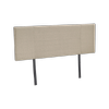 Linen Fabric Double Bed Headboard Bedhead - Beige