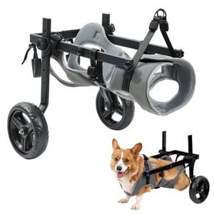Advwin Medium Dog Wheelchair for Back Legs Mobility Support Lightweight Pet Wheelchair
