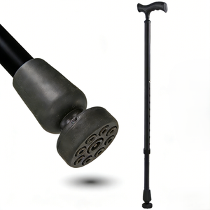 Altus Adjustable Aluminum Walking Stick - Black
