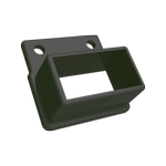 ProtectorAl 50 x 25 mm Woodland Grey Aluminium Panel Wall Brackets - 2 Pack