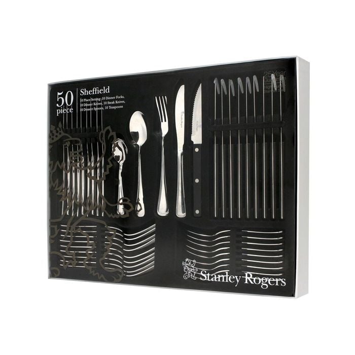 Stanley Rogers 50 Piece Sheffield Cutlery Gift Boxed Set