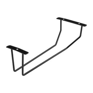 Olympia Wine Glass Rack Black 255mm Hanging Barware Kitchen Storage