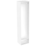 Lugna 2048 x 450 x 380mm White Ready to Assemble Robe Insert Single Hanger Unit - White