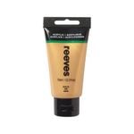 Reeves 75ml Gold Metallic Acrylic Paint