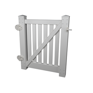 Think Fencing 900 x 1160mm White Wren PVC Swing Gate
