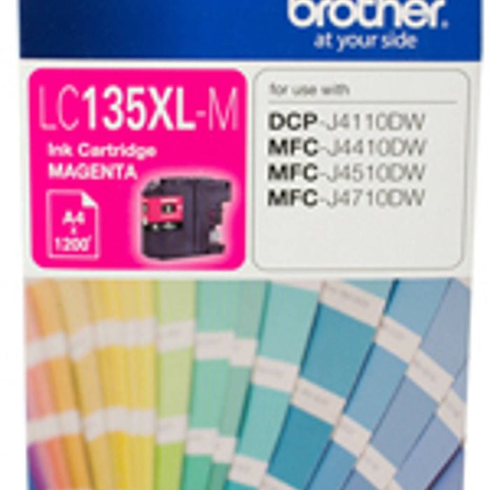 Brother Magenta Ink Cartridge  Up to 1200 Pages Compatible
