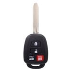Key Zone Replacement Car Key Shell/Housing to suit Toyota - Various Models (2011 - 2023) - 4 Button