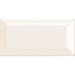 Johnson Tiles 200 x 100mm Antique White Bevelled Edge Ceramic Wall Tile - Carton 48