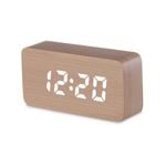 Todo Led Digital Clock 3 Alarm 115 Colour Display - Beige