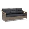 FurnitureOkay Liverpool Wicker Outdoor Sofa - Charcoal Cushion