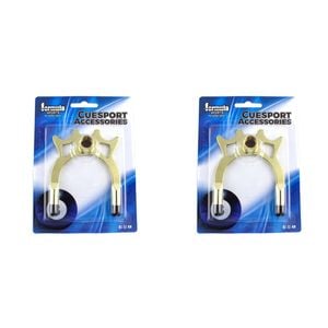 2PK Formula Sports Spider Rest Brass Pool/Billiard Accessory