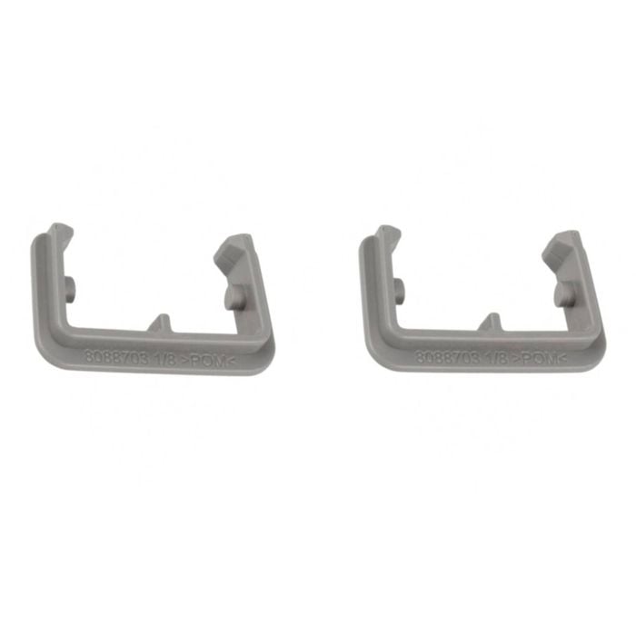 Dishwasher Front Basket Rail End Caps Set 700430SET, suits Asko