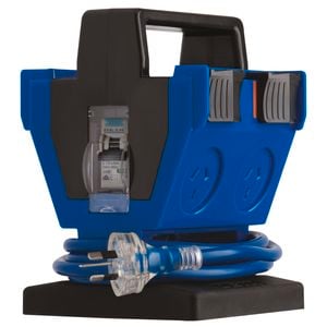 Deta 4 Outlet Heavy Duty Power Block with USB IP55