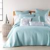 Clavo Pom Pom Coverlet Set Super King, Front/Back: 100% cotton, Prewashed. Filling 250GSM Cotton - Light Blue