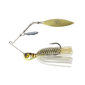 TT Lures 3/8oz Tornado+ Tandem Blade Spinnerbait Lure - GOLD GLIMMER