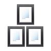3PK Braz Siena Image Photo Document Display Frame 20x25cm Black