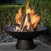 Mimosa 56cm Black Round Cast Iron Fire Pit