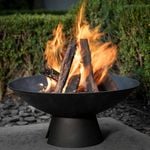 Mimosa 56cm Black Round Cast Iron Fire Pit