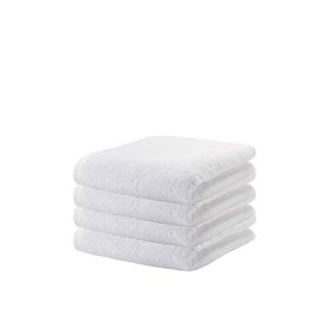 4 Pack - Luxury Egyptian Cotton Bath Sheet 100x150cm - White