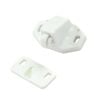 Hafele White Plastic Roller Catch - 1 Pack