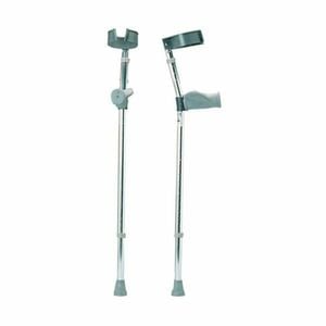 Premium Ergonomic Adjustable Forearm Elbow Crutches - Medium (For Height 162cm - 185cm)