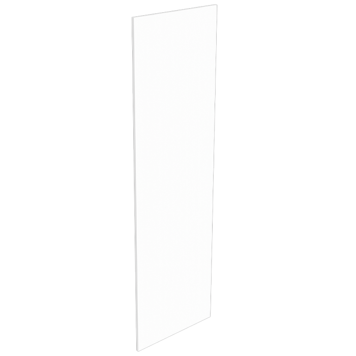 Lugna 2048 x 600 x 16mm White End Panel