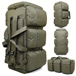 Lifebay Military Duffel Backpack 80L Outdoor Travel Bag