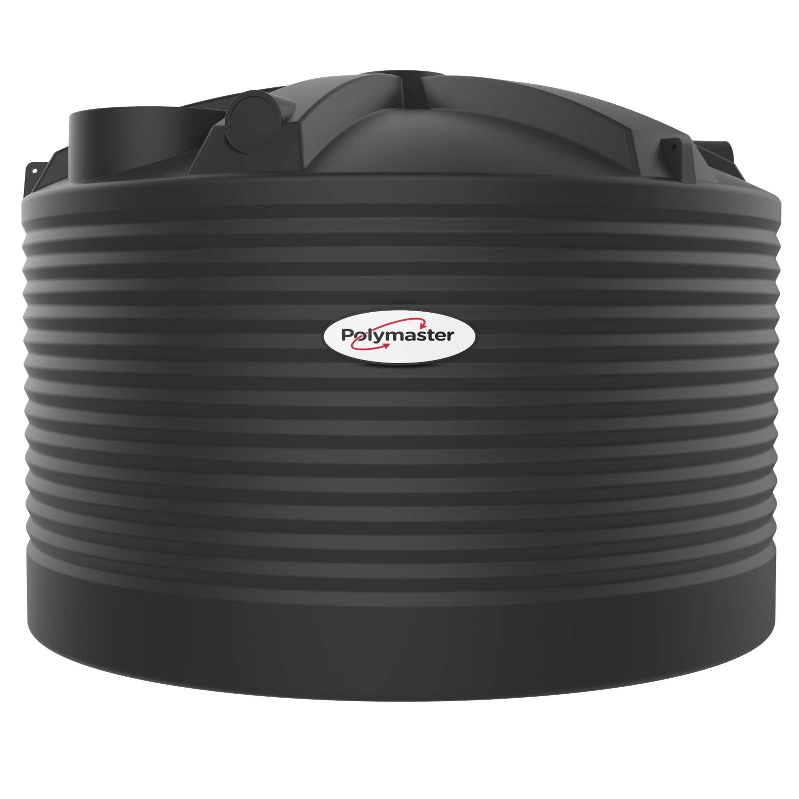Polymaster 4500L Low Profile Round Corrugated Water Tank - Monument product image