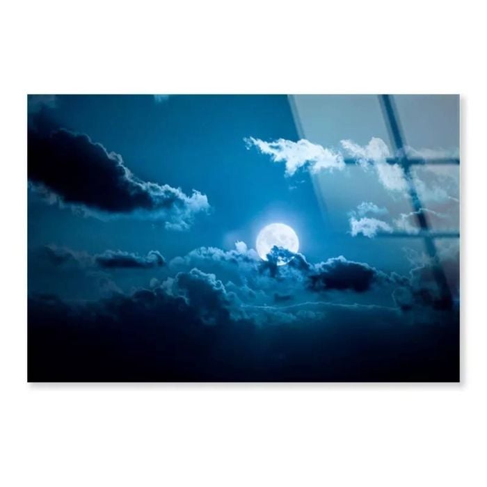 Full Moon Night Sky  Print 100% Australian Made 150 x 100cm  (Acrylic)