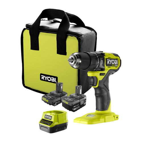 Ryobi 18V ONE HP 2.0 4.0Ah Compact Hammer Drill Kit Bunnings Australia