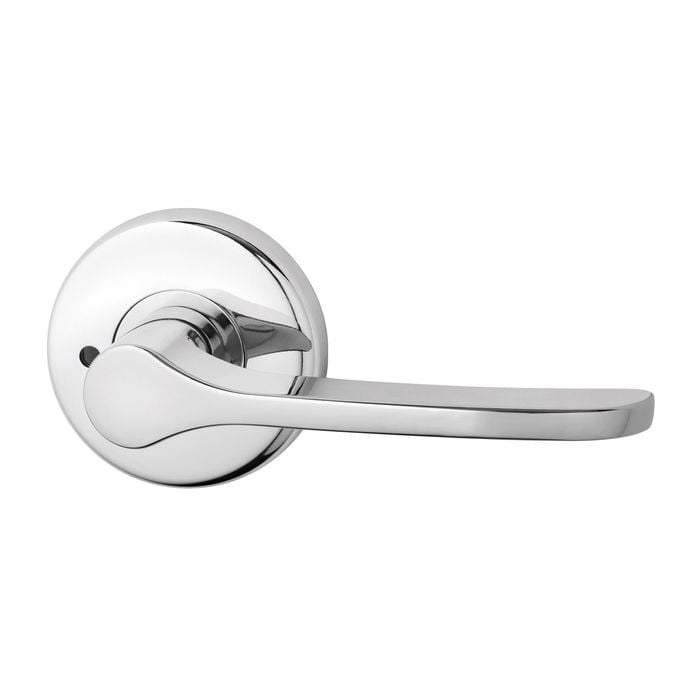 Lockwood 63mm Chrome Plate Velocity Saltbush Privacy Leverset