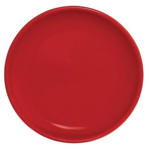 Olympia Coupe Plate Cafe Red 205mm Pack Of 12 Commercial Catering Dinnerware