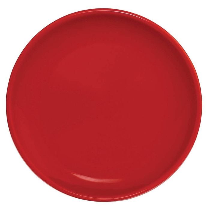 Olympia Coupe Plate Cafe Red 205mm Pack Of 12 Commercial Catering Dinnerware