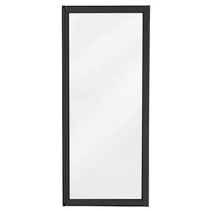 Polar Eco-View Windows 2145 x 900mm Black Fixed Aluminium Sidelite for Sliding Door