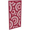 ProtectorAl 300-1200 x 1201-2400mm Dark Red/Gloss White Sunburst Unframed Composite Deco Panel