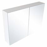 Mondella 900mm White Rococo 2 Door Mirrored Shaving Cabinet