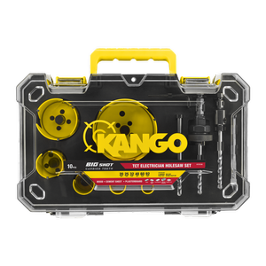Kango 10 Piece Electrician TCT Hole Saw Set