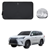 Front Windscreen Sun Shade for Lexus LX 2008 - 2020 (J200) - Standard 150 x 85 cm - Black