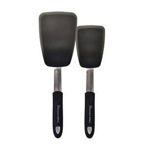 2pc Brunswick Bakers Turners Food Grade Silicone Non-Slip Utensil 33x10cm