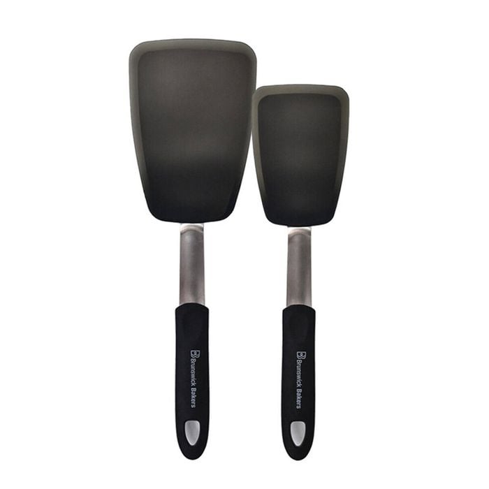 2pc Brunswick Bakers Turners Food Grade Silicone Non-Slip Utensil 33x10cm