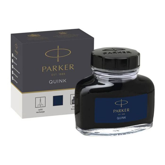 Parker Quink Permanent Ink Bottle (Blue/Black)