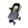 Naturally Sheepskins Combi Linear Charcoal Fleece Footmuff with removable Natural Lambskin Liner (Universal Fit)