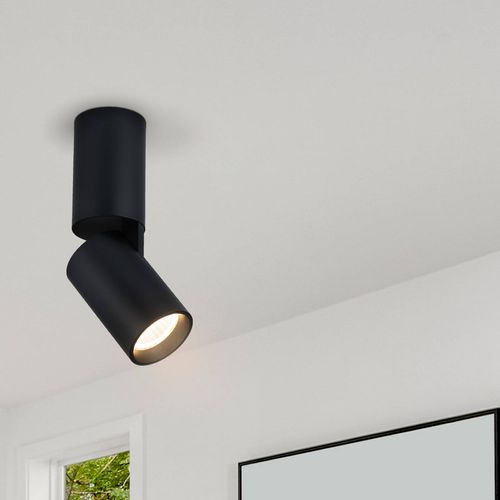 Verve 15W Black Phoebe Adjustable LED Spotlight - Bunnings Australia
