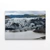 Glacier Melting Into a Lake   Print 100% Australian Made 75 x 50cm  (Stretched)