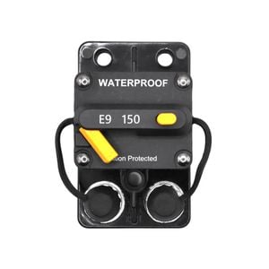 Exotronic 150A Surface Mount Waterproof DC Circuit Breaker - Side by Side