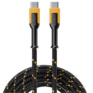 DeWALT 1.8m Charging Cable Reinforced With Kevlar USB-C To USB-C