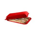 Emile Henry Baguette Baker 39.5x23cm Burgundy