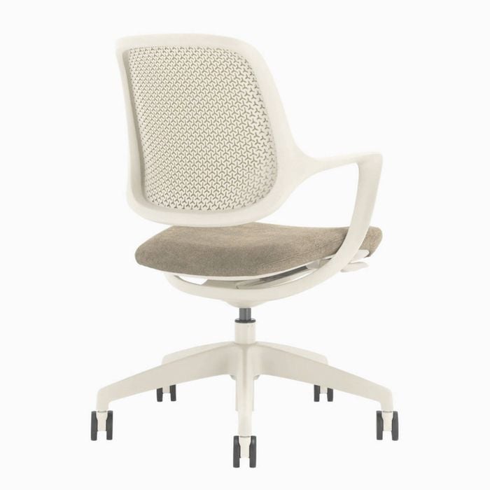 Desky Evoque Low Back Office Chair - Wheat