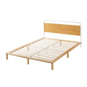 Zinus Arden Pipe Bamboo Wood Bed Frame - Double