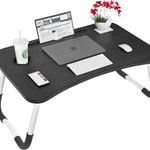 NNECN Laptop Desk Portable Lap Standing Desk with USB-Charger and Cup-Holder